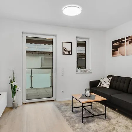 Apartment Winetime - Modern - Boxspringbetten - Nähe Mercedes-benz *