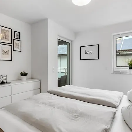 Apartment Winetime - Modern - Boxspringbetten - Naehe Mercedes-benz Woerth am Rhein