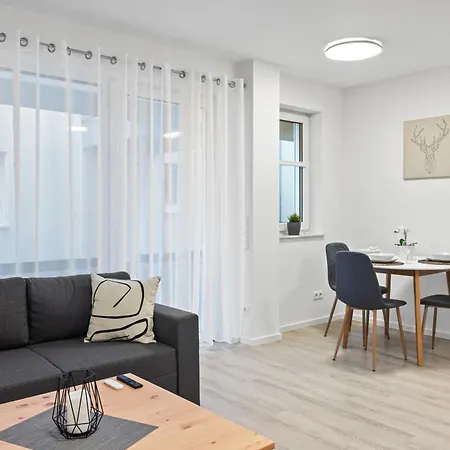 Winetime - Modern - Boxspringbetten - Nähe Mercedes-benz Apartment Woerth am Rhein