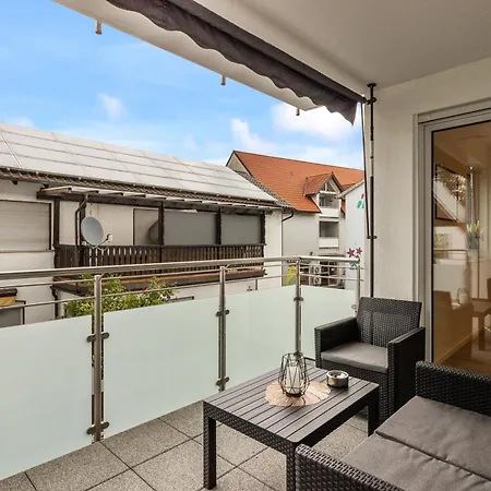 Apartment Winetime - Modern - Boxspringbetten - Naehe Mercedes-benz Woerth am Rhein